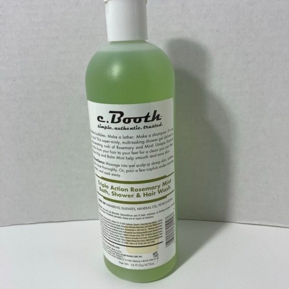 c. Booth Triple Action Rosemary Mint Wash